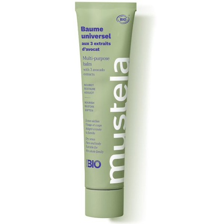 Мултифункционален балсам Mustela, БИО, с 3 екстракта от авокадо, 75 мл ...