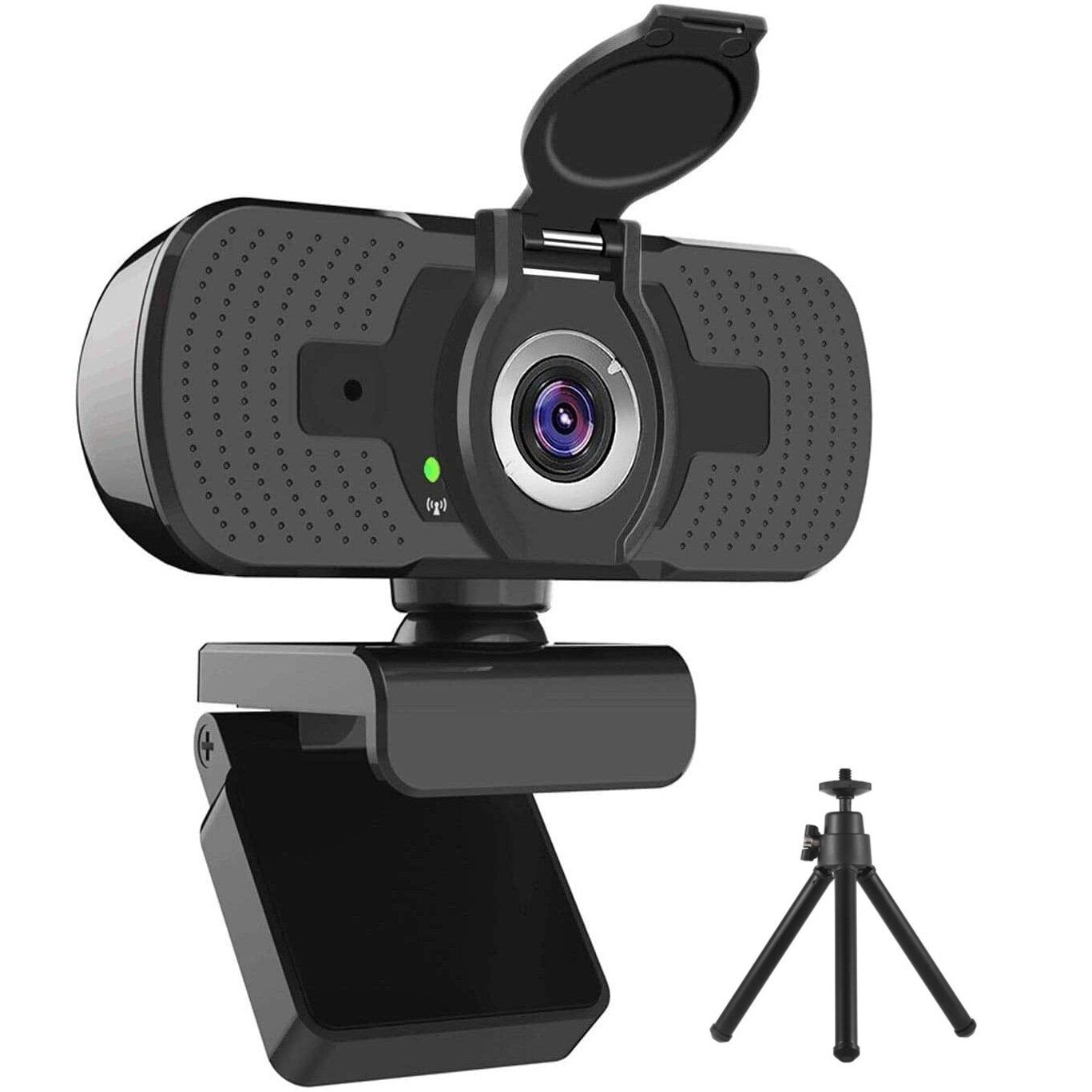 spouse Huh Glue Camera web HD pentru computer, 1080p, 30FPS, 200 W, Microfon incorporat,  Plug and Play, Negru - eMAG.ro