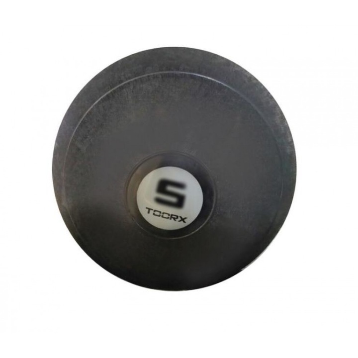 Minge pentru aruncari TOORX 5 Kg, Diametru 23 cm, Negru