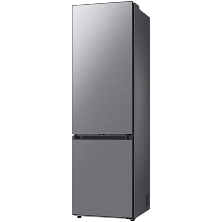 Combina frigorifica Samsung RB38A7CGTS9/EF, Bespoke, 387 l, No Frost, Clasa A, Twin & Metal Cooling, Cool Select+, Digital Inverter, Raft sticle, H 203 cm, Dark Inox