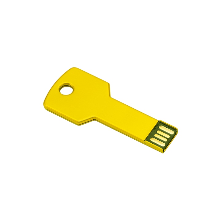 Stick de memorie Cylon US4187, USB 2.0, 16 GB, auriu