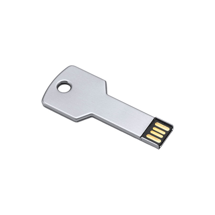 Stick de memorie Cylon US4187, USB 2.0, 16 GB, argintiu