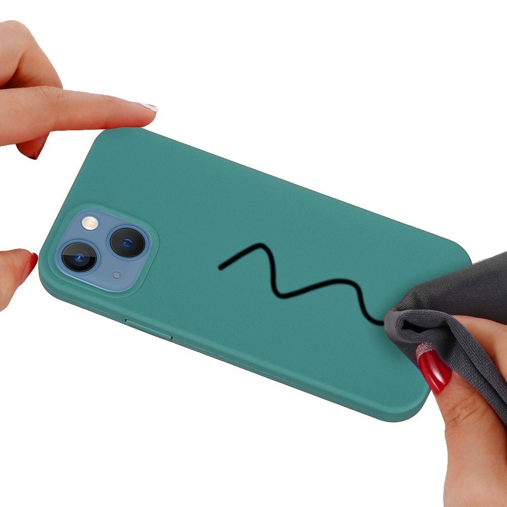Husa protectie compatibila cu Samsung Galaxy A72 Liquid Silicone Case Verde