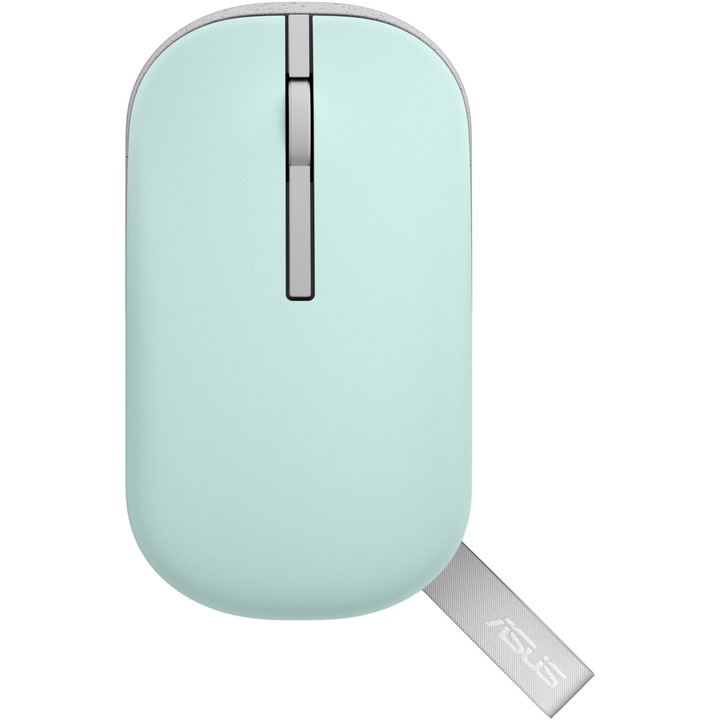 Безжична мишка ASUS Marshmallow MD100, 1600 dpi, Допълнителен горен капак, 56 гр