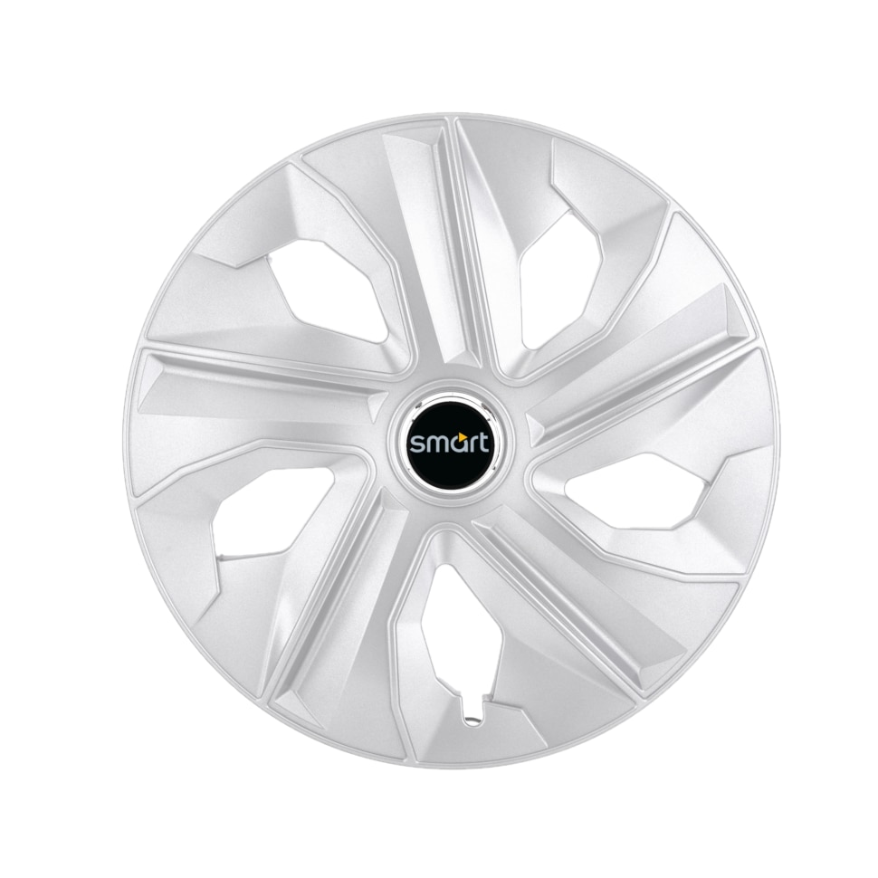 Set 4 capace roti Luna cromat R15 pentru gama auto Smart - eMAG.ro