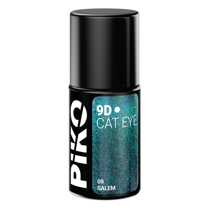 Piko félpermanens körömlakk, 9D Cat Eye, 7 g, 09 Salem
