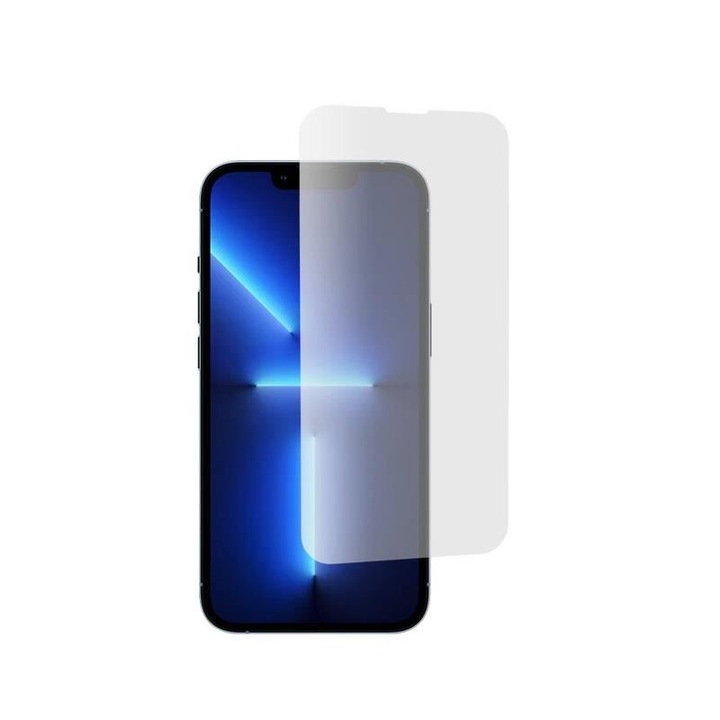 Folie de protectie telefon antishock, compatibil Apple, iPhone 15 Pro Max, transparenta, sticla securizata