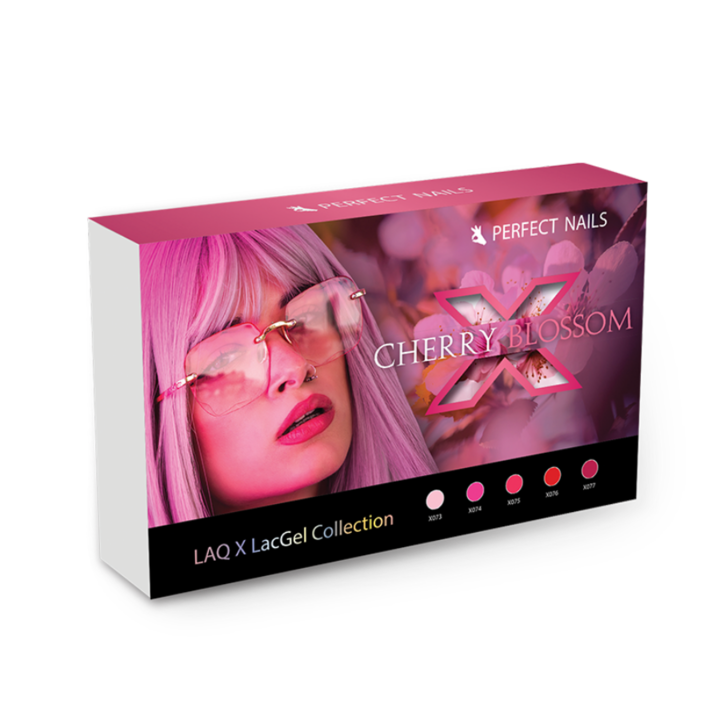 Perfect Nails LacGel LAQ X - Cherry Blossom Gél Lakk Szett 5*8ml