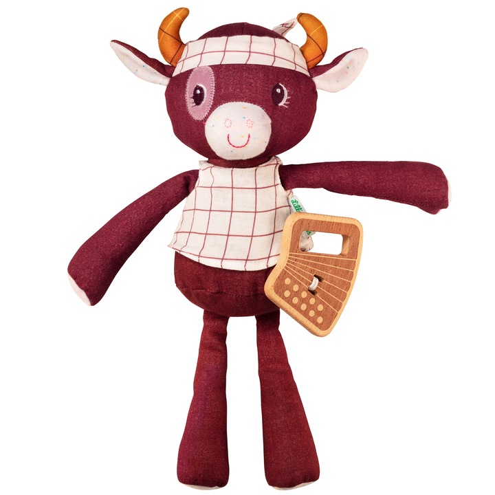 Jucarie de plus muzicala Lilliputiens - Vacuta Rosalie