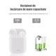 Bluetooth слушалки Wieysdoo, С вграден микрофон, 2.4GHZ, Черен