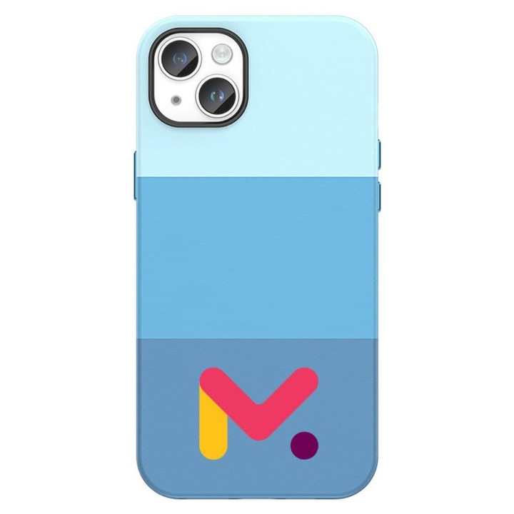 Mercaton® ütésálló ökológiai bőr tok iPhone 14-hez, kék