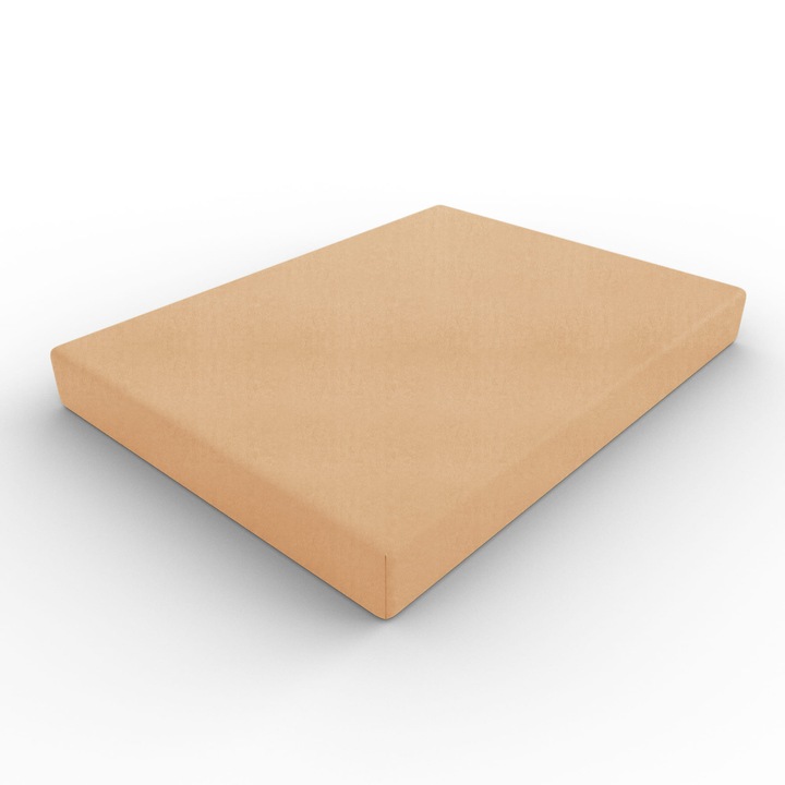 Чаршаф с ластик, Spod Igły i Nitki, Хавлиена кърпа, 160x200 см, Бежов