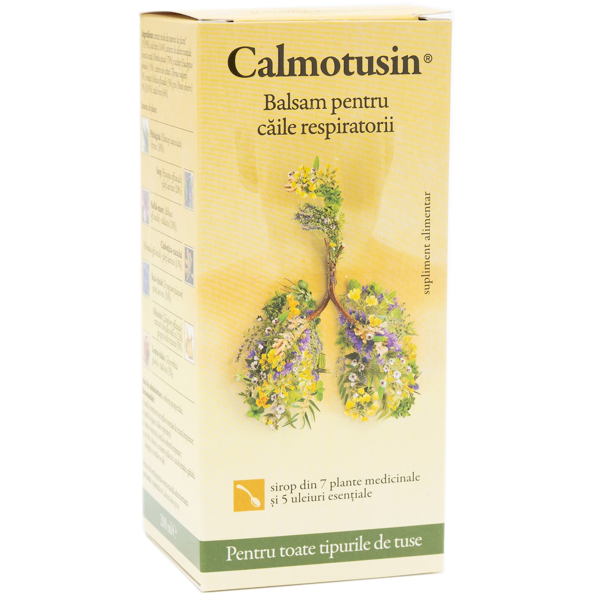 Sirop pentru tuse uscata sau productiva Calmotusin 200ml