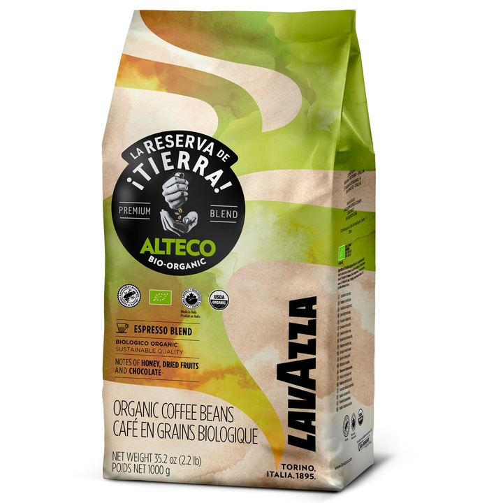 Cafea boabe Lavazza Reserva di Tierra Alteco BIO, 1 kg