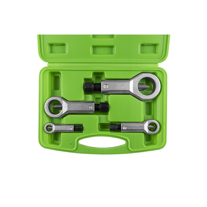 Set 4 chei pentru taierea piulitelor JBM 91686, dinte din otel intarit, marimi 9-12, 12-16, 16-22, 22-36 mm