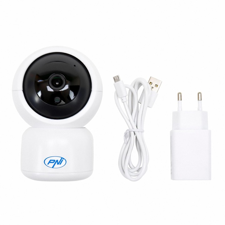 Camera supraveghere Wi-Fi video 360⁰ IP390T, control prin telefon, pentru interior