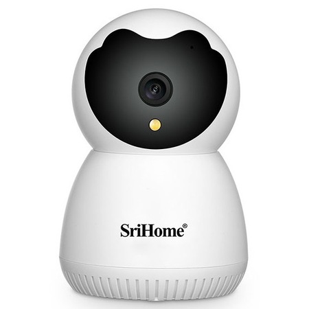 Camera Baby Monitor Wireless SriHome™ SH036 Plus 3MP FullHD, Monitorizare Video Audio Bebelusi, Vedere Nocturna, Audio-Video, Sunet bidirectional, Push to Talk, senzor miscare, fixare usoara, alb