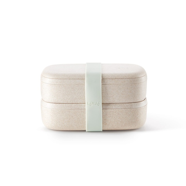 Cutie de pranz TO GO cu compartiment BIO / Lekue