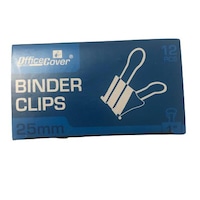 Set clips metalic Blinder 25 mm, 12 buc