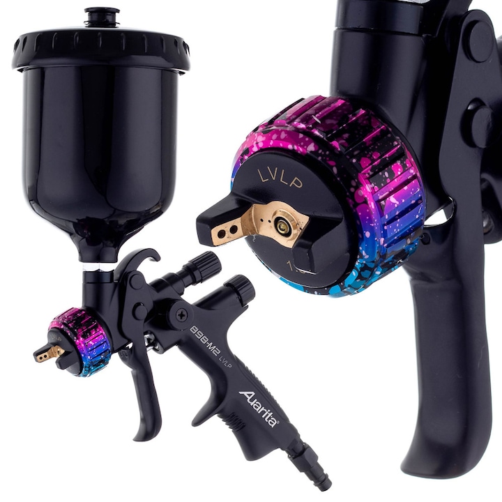 Pistol de vopsit LVLP 1,3mm AUARITA BLACK 898-M2 MAGIC