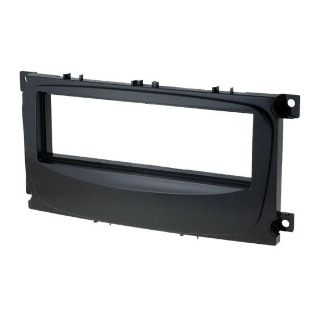 Radio Bezel Set For Ford Focus, Mondeo, S-Max, C-Max, Galaxy, Kuga – Silver Trim 2 DIN Dash Kit