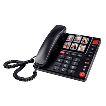 Telefon Fix pentru Seniori FYSIC, Taste Mari, Sonerie cu Volum Ridicat, Extra Volum Voce (40db) Telefon Fix pentru Seniori FYSIC, Taste Mari, Sonerie cu Volum Ridicat, Extra Volum Voce (40db)