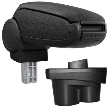 Cotiera Opel Corsa E (2014-) marca pro.tec - negru textil Cotiera Opel Corsa E (2014-) marca pro.tec - negru textil