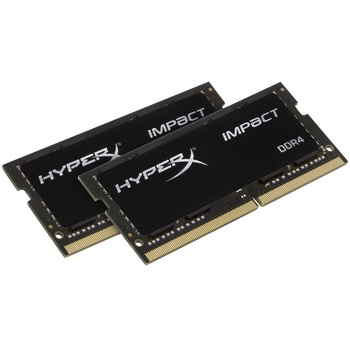 Memorie HyperX Impact, 16GB (2x8GB) 2666MHz DDR4, CL15, SODIMM Memorie HyperX Impact, 16GB (2x8GB) 2666MHz DDR4, CL15, SODIMM