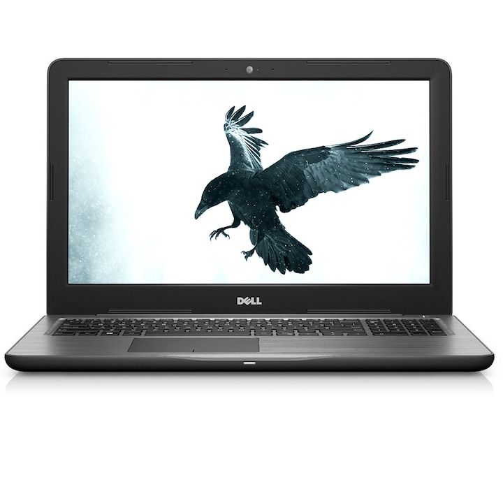 Dell Inspiron 5567 Laptop Intel® Core™ i5 7200U 2.50 GHz-es processzorral, 15.6", HD, 4GB DDR4, 1TB, Intel® HD 620, Microsoft® Windows 10 Home® 64 bit, Magyar billentyűzet, Fekete