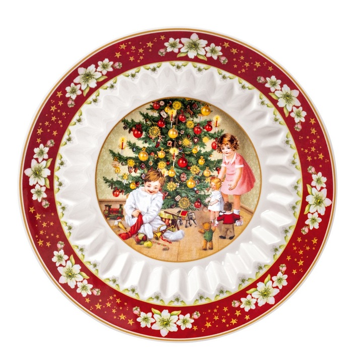 Малка купа Toy's Fantasy Kids playing Villeroy and Boch, порцелан, многоцветен, 17 см, h 3,5 см