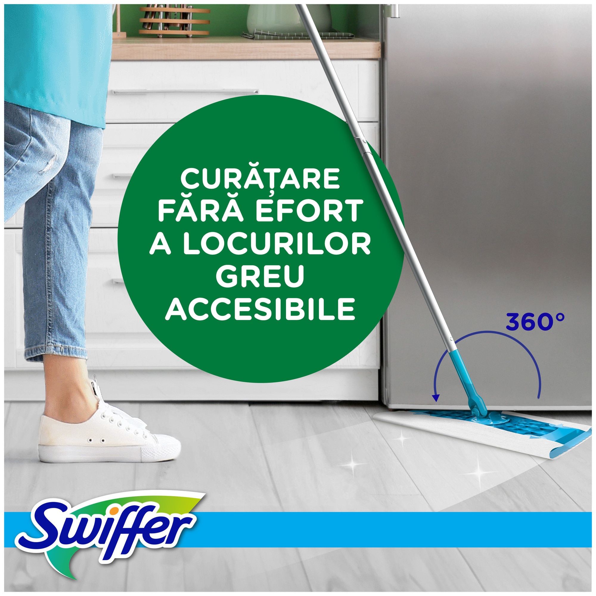 Rezerve lavete umede pentru pardoseala Swiffer Sweeper Lemon, 40