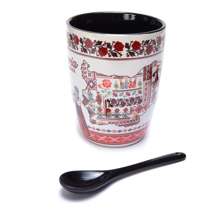 Чаша Ahelos, България, Керамична, За чай, Многоцветна