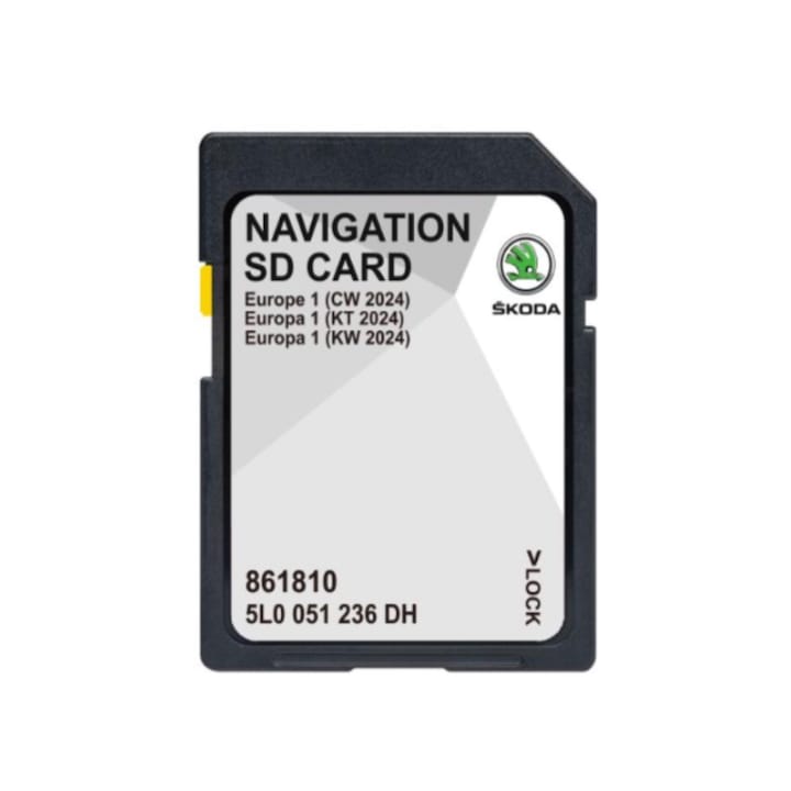 SD Card Navigatie SKODA, 32 GB, Full Europa 2024 MIB2 Amundsen, Octavia, Fabia, Rapid, Superb, Karoq, Kamiq