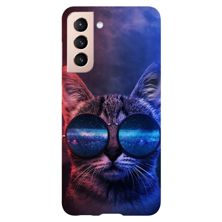 Кейс съвместим с Samsung Galaxy S20 Ultra модел Cool cat, Силикон, TPU, Обратно