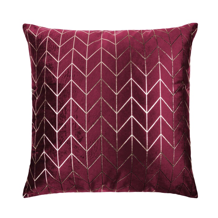 Калъфка за възглавница Nord, Spod Igły i Nitki, Полиестер, 45 x 45 см, Visiniu