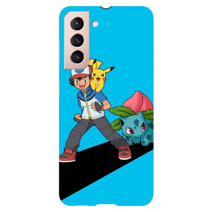 Husa compatibila cu Samsung Galaxy S22 Plus model Pokemon Gotta catch them all, Silicon, TPU, Viceversa