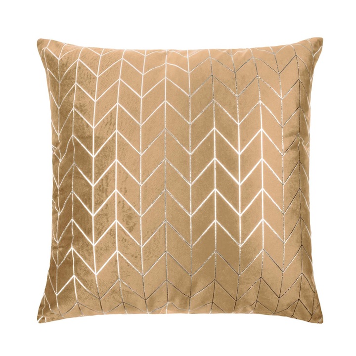 Калъфка за възглавница Nord, Spod Igły i Nitki, Полиестер, 45 x 45 см, Синапено жълто