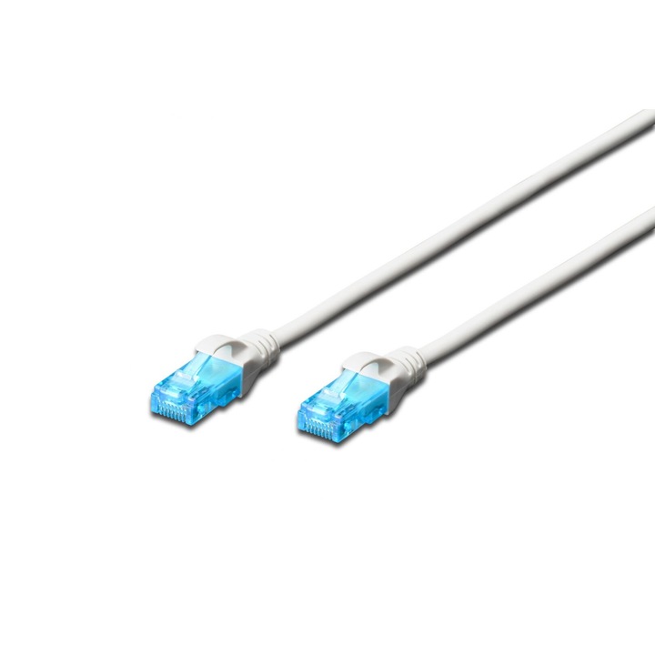 Digitus CAT5e U-UTP Patch Cable 5m White, 149878, Hálózati kábelek