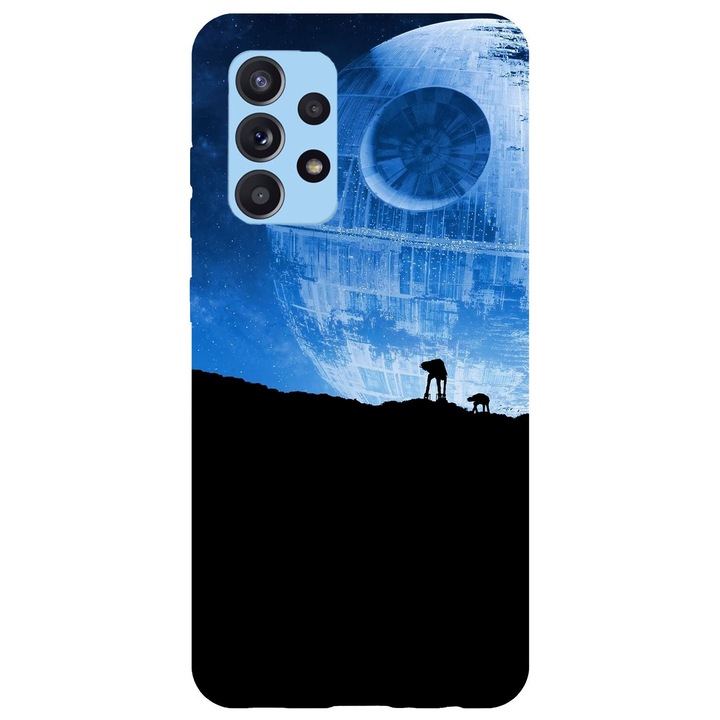 Husa compatibila cu Samsung Galaxy A72 4G model Death Star, Silicon, TPU, Viceversa