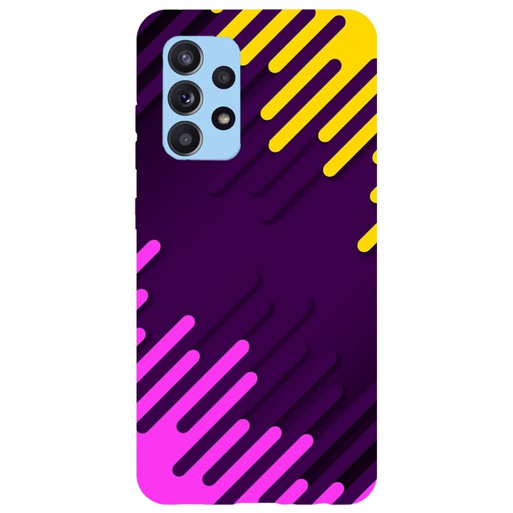 Husa compatibila cu Samsung Galaxy A52 4G model Color splash, Silicon, TPU, Viceversa