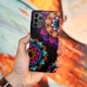 Tok kompatibilis a Samsung Galaxy A22 4G Floral Mandala modellel, szilikon, TPU, fordítva
