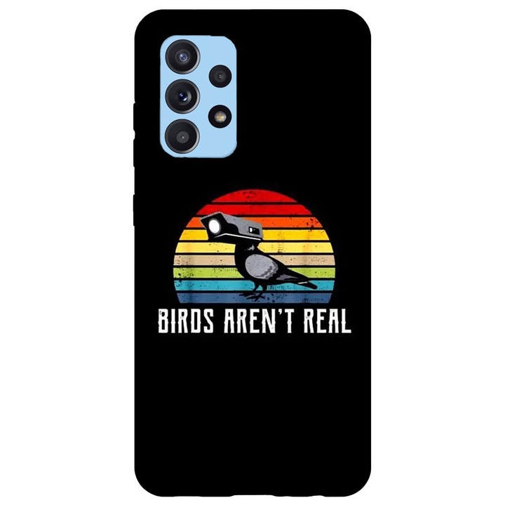Husa compatibila cu Samsung Galaxy A71 5G model Birds arent real, Silicon, TPU, Viceversa