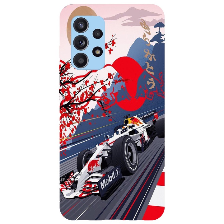Husa compatibila cu Samsung Galaxy A52 4G model Formula F1 Red Bull, Silicon, TPU, Viceversa