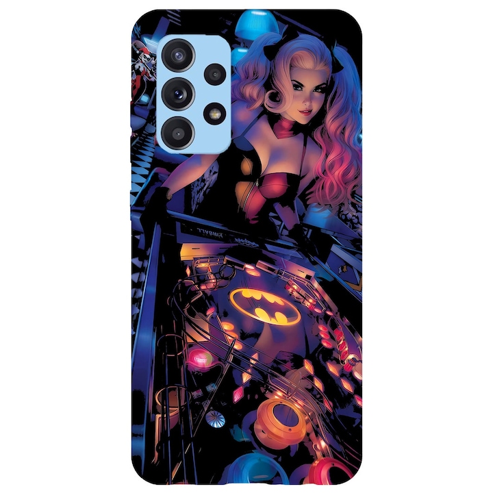 Капак, съвместим с Samsung Galaxy A53 5G модел Harley Quinn, силикон, TPU, обратно