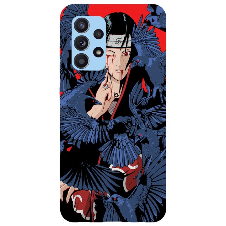 Husa compatibila cu Samsung Galaxy A72 4G model Hi im Itachi, Silicon, TPU, Viceversa