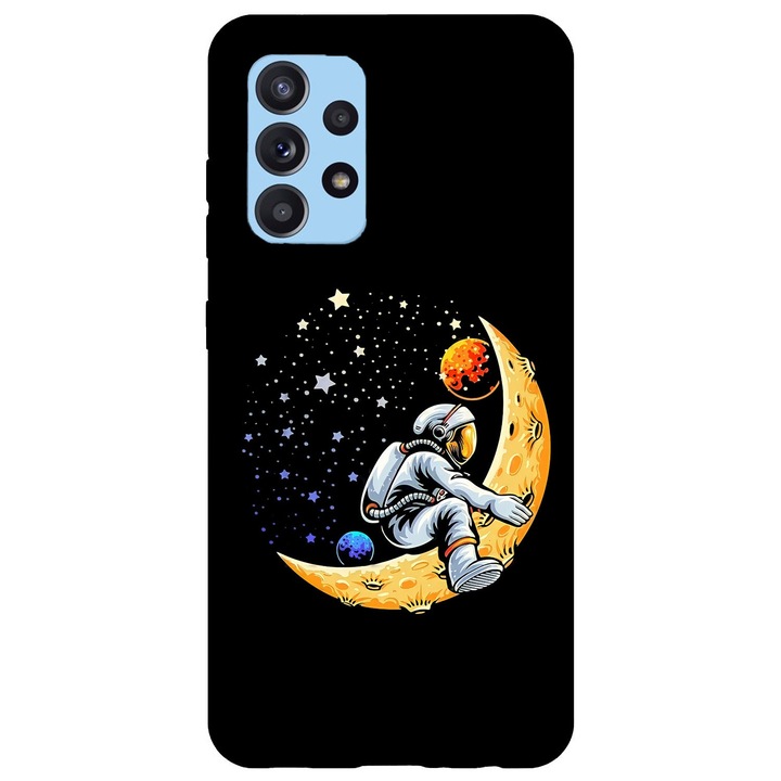 Husa compatibila cu Samsung Galaxy A33 5G model Moon rider, Silicon, TPU, Viceversa