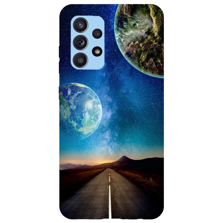 Кейс съвместим с Samsung Galaxy A51 5G модел Milkway Road, силикон, TPU, обратно