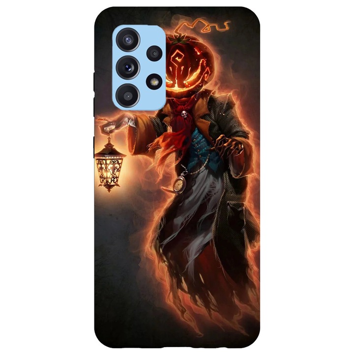 Husa compatibila cu Samsung Galaxy A72 5G model Mystical pumkin, Silicon, TPU, Viceversa