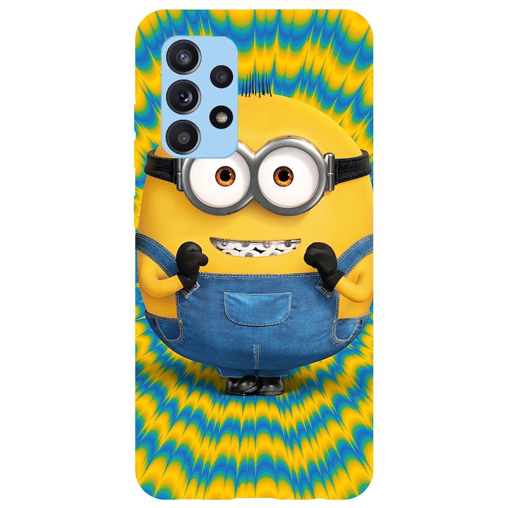 Капак, съвместим с Samsung Galaxy A51 5G модел Minions The Rise of Gru, силикон, TPU, обратно