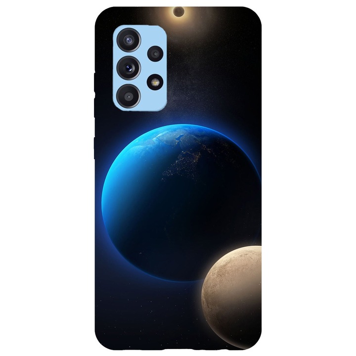 Кейс съвместим с Samsung Galaxy A51 5G модел Planet orbit, силикон, TPU, обратното